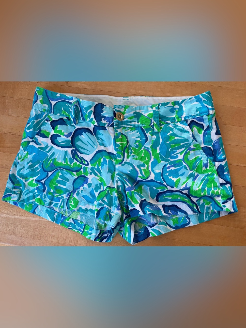 Lilly Pulitzer The Walsh Short in Agate Green Lazy River